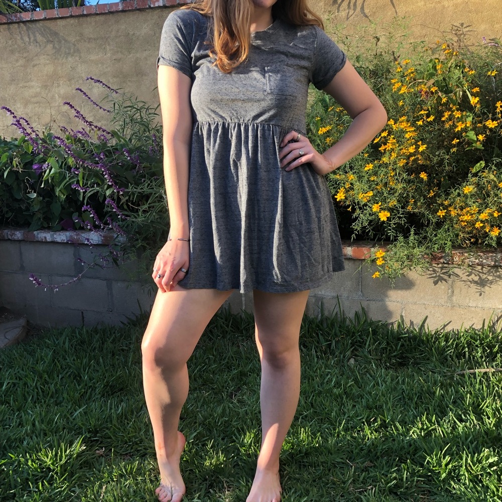 Grey doll dress